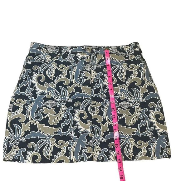 Harley Davidson Women's Multicolor Paisley Jacket And Skirt Set Medium/10 - Picture 7 of 16